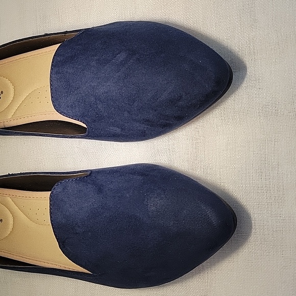 Women's Wide Width Flat Shoes, Comfortable Casual Round Toe Classy Design Ballet - Picture 7 of 8